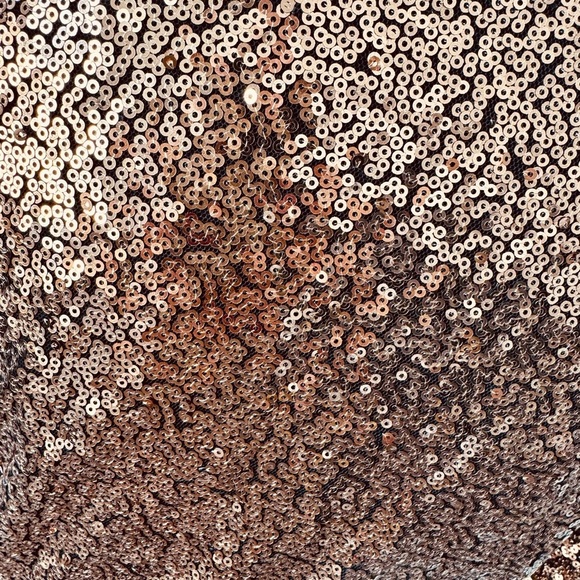 Aqua Copper Sequin Wrap Mini Dress ✨ New Year’s Eve - Picture 10 of 11